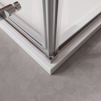 Душевой уголок Cezares арт-LINER-A-1-90-C-Cr-R — фото 4, Квадратные душевые уголки