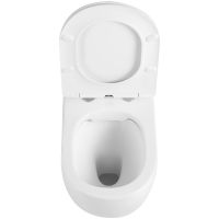 Унитаз Iberica Blanca Bilbao Alto приставной с сиденьем Микролифт арт-IB.BLA.331.1B1 — фото 8, Приставные унитазы