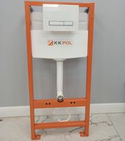 Клавиша смыва KK POL Vitrum Grande V1 Белая глянцевая Хром арт-SPP/105/0/K — фото 3, Кнопки смыва