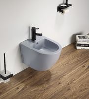 Товар: Биде CeramaLux подвесное Голубое матовое арт-В2342BDMHL - фото 3 Биде CeramaLux подвесное Голубое матовое арт-В2342BDMHL — фото 3, Биде подвесные