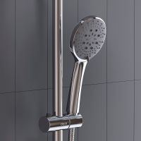 Душевая система Dorff Futura с термостатом Хром арт-D0710400 — фото 5, Душевые стойки