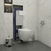 Клавиша смыва Maretti Elio Белая матовая арт-AC12EL-740 — фото 3, Кнопки смыва