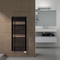 Электрический полотенцесушитель Irsap Ares 580x1118 Черный матовый арт-EIM058KK1IR01NNN — фото 7, Электрические полотенцесушители