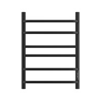 Полотенцесушитель электрический Point Сатурн П6 400x600 диммер справа, черный арт-PN90846B — фото 1, Электрические полотенцесушители