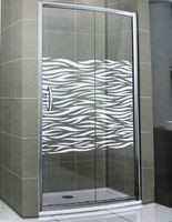 Душевая дверь в нишу Good Door Infinity WTW-130-C-CH 130 профиль Хром стекло прозрачное арт-ИН00028 — фото 5, Раздвижные душевые двери