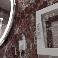 Электрический полотенцесушитель Altasan ШалимарПроф 80x50 Белый матовый арт-ШалимарПроф8050БМ — фото 3, Электрические полотенцесушители