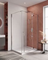 Душевой уголок Cezares арт-LINER-AH-1-120/90-C-Cr-R — фото 1, Прямоугольные душевые уголки