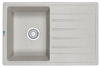 Товар: Granula-, кухонная мойка, СтандАРТ кварц арт-7602, БАЗАЛЬТ - фото 2 Granula-, кухонная мойка, СтандАРТ кварц арт-7602, БАЗАЛЬТ — фото 2, Кухонные мойки