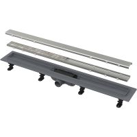 Душевой лоток Alcaplast с решеткой Нержавеющая сталь / под плитку арт-APZ19-550 — фото 1, Душевые лотки