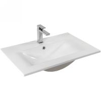 Товар: Раковина Bond 70 Белая глянцевая арт-S05-700 - фото 4 Раковина Bond 70 Белая глянцевая арт-S05-700 — фото 4, Раковины встраиваемые сверху