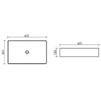 Раковина-чаша Ceramicanova Element 60 Черная матовая арт-CN6070MB — фото 4, Раковины накладные