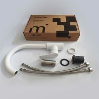 Смеситель для кухни Milardo Meal Белый матовый арт-M01WTJ0M05 — фото 3, Смесители для кухни