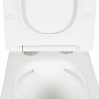 Товар: Унитаз компакт Bond Белый с бачком и сиденьем Микролифт арт-F04-00 - фото 3 Унитаз компакт Bond Белый с бачком и сиденьем Микролифт арт-F04-00 — фото 3, Напольные унитазы