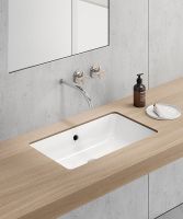 Раковина GSI Kube X 60 Белая арт-8953911 — фото 3, Раковины встраиваемые снизу