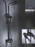 Товар: Душевая система Rose R28H Черная матовая арт-R2836H - фото 4 Душевая система Rose R28H Черная матовая арт-R2836H — фото 4, Душевые стойки