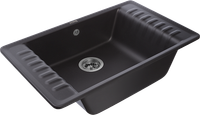 Товар: GRANFEST Мойка QUARZ 71 1-чаша+крыло 760*480мм черный арт.GF-ZW- арт-71 черный - фото 2 GRANFEST Мойка QUARZ 71 1-чаша+крыло 760*480мм черный арт.GF-ZW- арт-71 черный — фото 2, Кухонные мойки