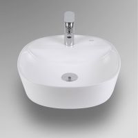 Товар: Раковина Bond 41 Белая глянцевая арт-S01-410 - фото 3 Раковина Bond 41 Белая глянцевая арт-S01-410 — фото 3, Раковины накладные