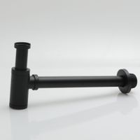 Сифон для раковины Point, чёрный матовый арт-PN000Z2BM — фото 1, Сифоны для раковины