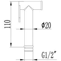 Гигиенический душ ESKO Хром арт-HSB150 — фото 4, Гигиенические души