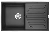 Granula-, кухонная мойка, кварц арт-8002, ТУРМАЛИН — фото 1, Кухонные мойки