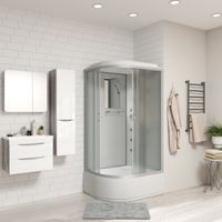 Душевая кабина Niagara Classic NG-2310-14RG (120х80х215) высокий поддон(40см),стекло матовое,4 места арт-23101424RG — фото 3, Душевые кабины