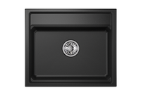 Granula-KS-, кухонная мойка, кварц арт-6003, ЧЁРНЫЙ — фото 3, Кухонные мойки