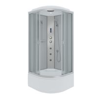 Душевая кабина Niagara Classic NG-2307-14F (80х80х215) высокий поддон(40см),стекло МАТОВО,4 места арт-23071424F — фото 1, Душевые кабины