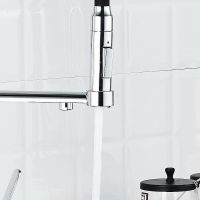 Смеситель для кухни Haiba Хром Черный арт-HB76854 — фото 2, Смесители для кухни