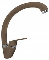 GRANFEST QUARZ Смеситель для кухни боковой D-35мм терракот арт. арт-Z-3323 терракот — фото 1, Смесители для кухни