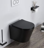 Комплект унитаза CeramaLux B2330-1MB с инсталляцией Grohe Rapid SL 38772001 с сиденьем Микролифт и к арт-B2330-1MB+38772001 — фото 7, Комплекты унитаз + инсталляция