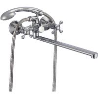 Смеситель для ванны Milardo Duplex универсальный Хром арт-DUPSBL2M10 — фото 1, Смеситель для ванны