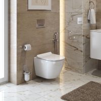 Унитаз подвесной безободковый CEZARES STYLUS арт-CZR-513-TH-R/CZR-2011-SC — фото 9, Подвесные унитазы