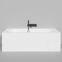 Ванна из искусственного камня Salini Ornella Kit 180х80 Белая матовая арт-102412M — фото 9, Ванны из искусственного камня