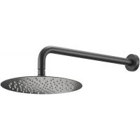 Душевая система Milacio Ultra / черный матовый / нержавеющая сталь / встраиваемый монтаж / с изливом 200 мм арт-MCU.150.MB — фото 3, Встраиваемые душевые комплекты