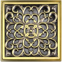 Решетка для трапа Bronze de Luxe Узоры 10x10 Бронза арт-21962 — фото 1, Решетки для лотков и трапов