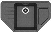 Dr.Gans Мойка "Рио", черный CMc арт-25.080.C0800.407 — фото 1, Кухонные мойки