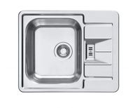 Мойка для кухни LINE MAXIM 50 FS SAT 90 615X505 в компл. с сифоном 1127257 арт-1085957.0 — фото 1, Кухонные мойки