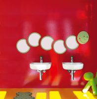 Товар: Раковина Laufen Flora Kids 45 Белая арт-8.1503.1.000.104.1 - фото 3 Раковина Laufen Flora Kids 45 Белая арт-8.1503.1.000.104.1 — фото 3, Раковины подвесные