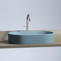 Раковина-чаша Ceramicanova Element 61 Голубая матовая арт-CN6048ML — фото 12, Раковины накладные