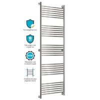 Водяной полотенцесушитель Сунержа Богема прямая 1900х600 Хром арт-00-0220-1960 — фото 3, Водяные полотенцесушители