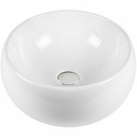 Раковина-чаша Bond 39 Белая глянцевая арт-S52-390 — фото 1, Раковины накладные