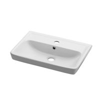 МИНИ, 50 см, мебельный умывальник, керамический арт-195032.0 — фото 1, Мини-раковины