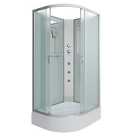 Душевая кабина Niagara Classic NG-33394-14RBKG (130х90х200) средний поддон(26см),стекло матовое,4 ме арт-333944RBKG — фото 1, Душевые кабины