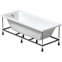 Акриловая ванна Corpa Nera Davinci 150x70 без гидромассажа арт-CN05001WH — фото 7, Акриловые ванны