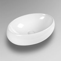 Раковина-чаша Bond 49 Белая глянцевая арт-S58-490 — фото 5, Раковины накладные