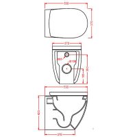 Биде Artceram FILE 2.0 Белое арт-FLB002 01 30 — фото 2, Биде напольные