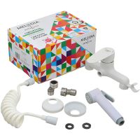 Гигиенический душ со смесителем Melodia della vita Moderno Белый арт-MDV35151wt — фото 5, Гигиенические души