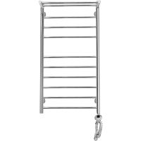 Электрический полотенцесушитель Domoterm Медея сп П10 500x1000 ER с полкой Хром арт-МедеяспП10500x1000ER — фото 1, Электрические полотенцесушители