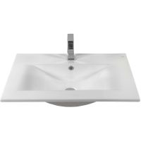 Товар: Раковина Bond 70 Белая глянцевая арт-S05-700 - фото 6 Раковина Bond 70 Белая глянцевая арт-S05-700 — фото 6, Раковины встраиваемые сверху