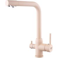Смеситель для кухни Melodia della vita Ostessa Filtro Бежевый арт-MDV40618bg — фото 1, Смесители для кухни